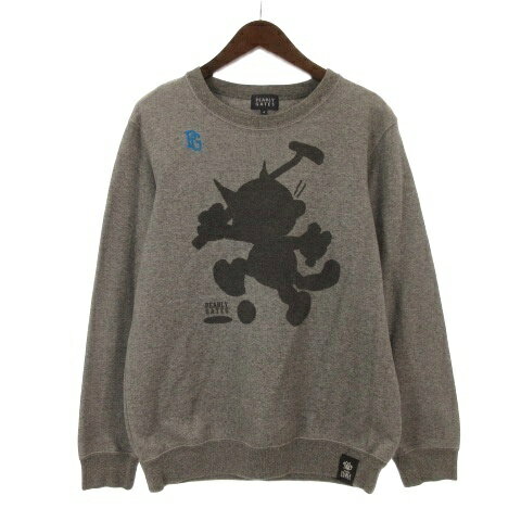 【中古】パーリーゲイツ PEARLY GATES × FELIX トレーナー スウェット ゴルフウェア 4 グレー 260511E メンズ 【ベクトル 古着】 260511ブランドパーリーゲイツ PEARLY GATES表記サイズ4実寸サイズ肩幅：45cm　身幅：53cm　着丈：64cm　袖丈：61cm　　素材コットン75％ ポリエステル25％ リブ部分/コットン100％色グレー状態多少使用感がありますが、その他に目立ったダメージはなく、問題なくご使用いただける商品です。 ※あくまでも中古品ですので掲載写真や記載内容をご確認いただき、ご理解の上ご購入ください。備考(株)TSIグルーヴアンドスポーツ商品のお問い合わせの回答を休止しております。＊各商品ページの商品詳細等をご確認の上ご購入ください。【中古】パーリーゲイツ PEARLY GATES × FELIX トレーナー スウェット ゴルフウェア 4 グレー 260511E メンズ 【ベクトル 古着】 260511状態ランク　”AB”詳細については、下記および「状態ランクについて」ページをご覧ください。未使用・新品の商品ほぼ新品同様の商品使用感が少なく、かなり状態の良い商品使用感はあるが、傷や汚れの少ない商品使用感の他、傷や汚れが見られる商品かなり大きな傷みがある難あり商品※S〜CランクはUSED品となりますので、使用感をご理解の上でご入札下さい。状態ランクについてinformationブランドパーリーゲイツ PEARLY GATES表記サイズ4実寸サイズ肩幅：45cm　身幅：53cm　着丈：64cm　袖丈：61cm　　素材コットン75％ ポリエステル25％ リブ部分/コットン100％色グレー状態多少使用感がありますが、その他に目立ったダメージはなく、問題なくご使用いただける商品です。 ※あくまでも中古品ですので掲載写真や記載内容をご確認いただき、ご理解の上ご購入ください。備考(株)TSIグルーヴアンドスポーツ商品のお問い合わせの回答を休止しております。＊各商品ページの商品詳細等をご確認の上ご購入ください。本商品は一点物です他サイトや店舗にて販売している商品です。多少のお時間差にて欠品になることもございます。予めご了承頂ますようお願い致します。ベクトル・サイズガイドはこちらこの商品と同じブランドの商品を見る