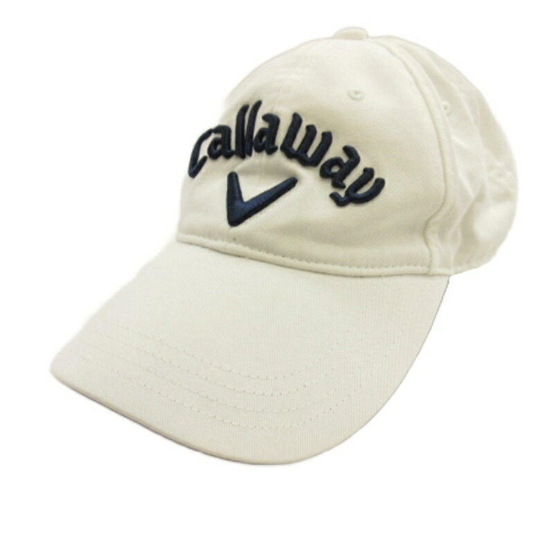 【中古】キャロウェイ CALLAWAY キャップ 帽子 ゴルフ ホワイト FR メンズ 【ベク...