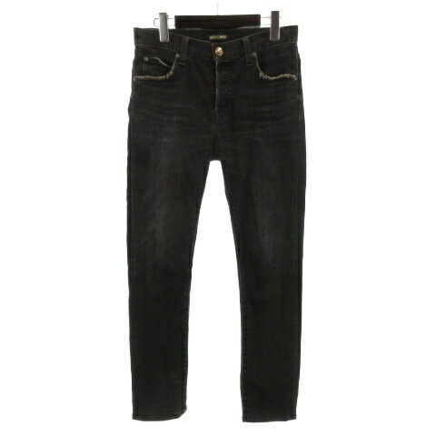 [Used] RED CARD Denim Pants Jeans Stretch 29 Black 260618E Women's [Vector Used Clothing] 260618