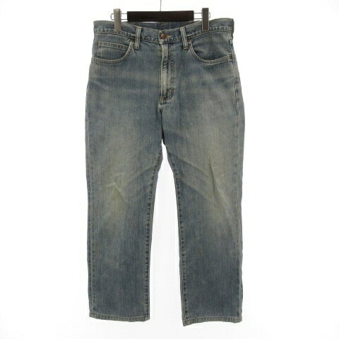 [Used] Wrangler Denim Pants Jeans Size 33 Light Indigo 260618E ■GY47 Men's [Vector Used Clothing] 260618