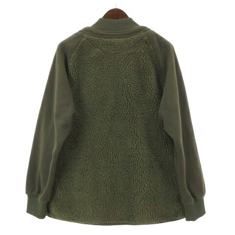 【中古】ユニクロ UNIQLO × ホワイトマウンテニアリング フリース オーバーサイズ ジャケット カーキ S 260713E メンズ 【ベクトル 古着】 260713 vectorpremium-19260564 ブランド古着ベクトルプレミアム店 サンプル画像2