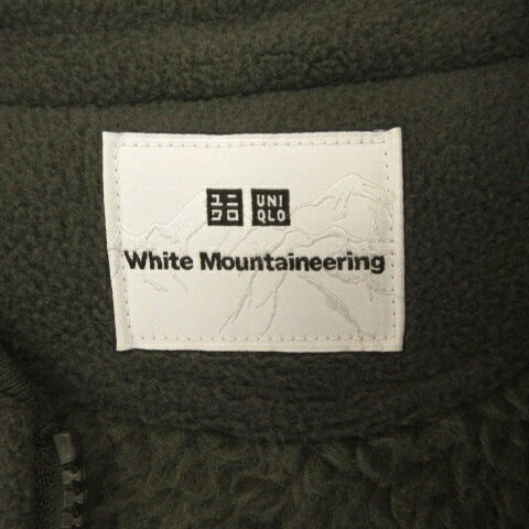 【中古】ユニクロ UNIQLO × ホワイトマウンテニアリング フリース オーバーサイズ ジャケット カーキ S 260713E メンズ 【ベクトル 古着】 260713 vectorpremium-19260564 ブランド古着ベクトルプレミアム店 サンプル画像3