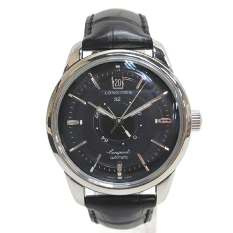 【中古】ロンジン LONGINES コンクエスト ヘリテージ 自動巻き 腕時計 L16484522 ☆AA★ メンズ 【ベクトル 古着】 260722