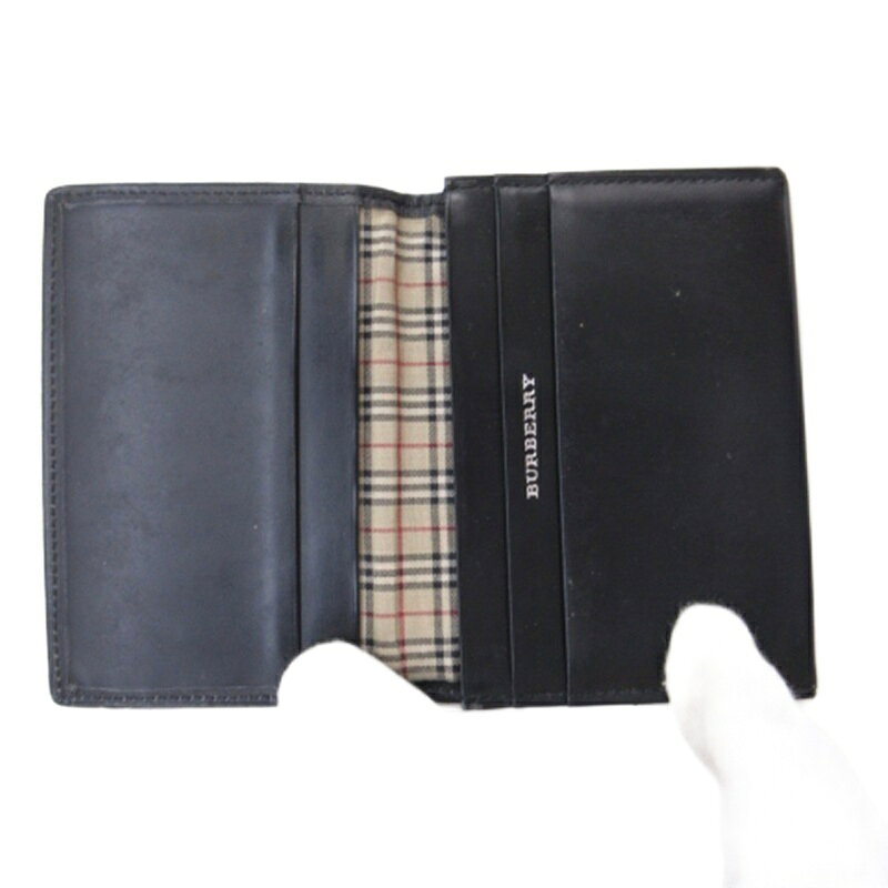 中古 バーバリー BURBERRY カードケース ブラック メンズ ベクトル 古着 260803 vectorpremium-19314388 ブランド古着ベクトルプレミアム店 サンプル画像3