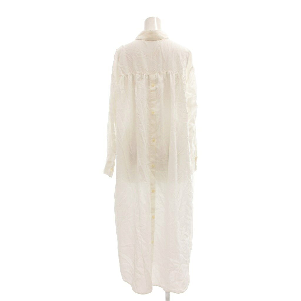 【中古】ロペピクニック ROPE Picnic シャツワンピース ロング丈 ワイド 38 白 ホワイト /SX レディース 【ベクトル 古着】 260728 vectorpremium-19303612 ブランド古着ベクトルプレミアム店 サンプル画像2