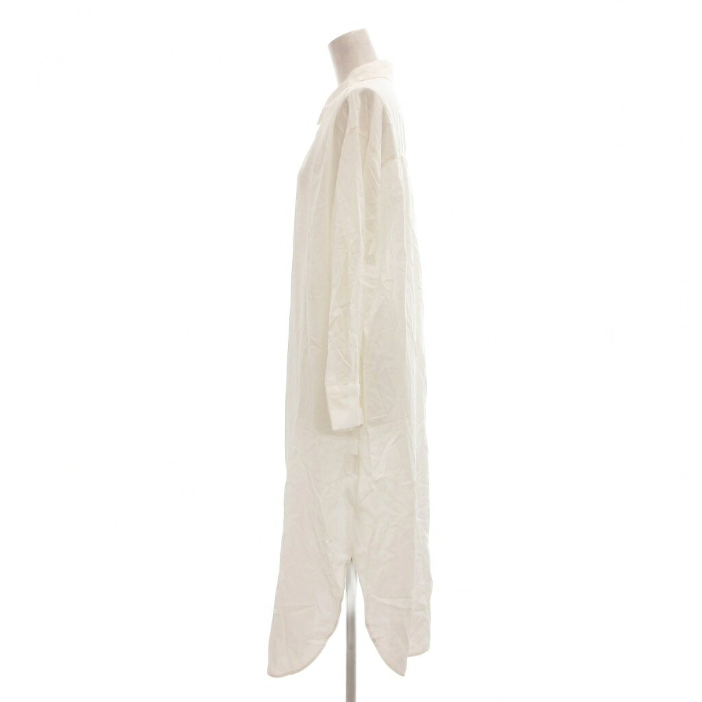【中古】ロペピクニック ROPE Picnic シャツワンピース ロング丈 ワイド 38 白 ホワイト /SX レディース 【ベクトル 古着】 260728 vectorpremium-19303612 ブランド古着ベクトルプレミアム店 サンプル画像3