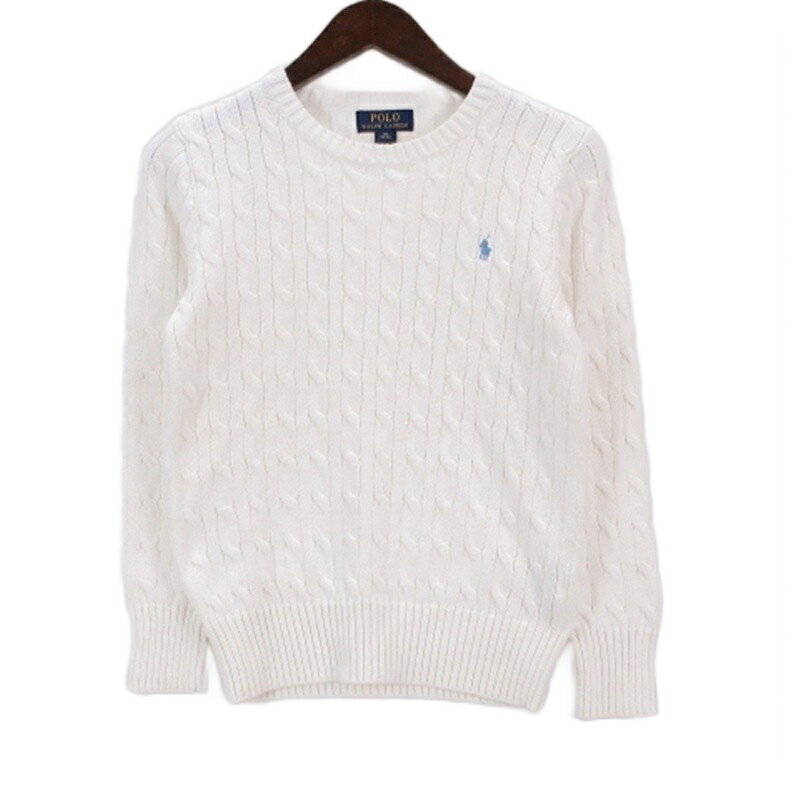 【中古】ポロ ラルフローレン POLO RALPH LAUREN ケーブルニット 長袖 ホワイト M （10-12）■GY09 ☆AA★ キッズ 【ベクトル 古着】 260813ブランドポロ ラルフローレン POLO RALPH LAUREN表記サイズM（10-12）実寸サイズ肩幅：36.5cm　身幅：48cm　着丈：57cm　袖丈：53cm　　素材コットン100％色ホワイト状態多少の使用感がございますが、その他に目立ったダメージはなく、問題なくご使用いただける商品です。 ※あくまでも中古品ですので掲載写真や記載内容をご確認いただき、ご理解の上ご購入ください。 備考代理店なし商品のお問い合わせの回答を休止しております。＊各商品ページの商品詳細等をご確認の上ご購入ください。【中古】ポロ ラルフローレン POLO RALPH LAUREN ケーブルニット 長袖 ホワイト M （10-12）■GY09 ☆AA★ キッズ 【ベクトル 古着】 260813状態ランク　”AB”詳細については、下記および「状態ランクについて」ページをご覧ください。未使用・新品の商品ほぼ新品同様の商品使用感が少なく、かなり状態の良い商品使用感はあるが、傷や汚れの少ない商品使用感の他、傷や汚れが見られる商品かなり大きな傷みがある難あり商品※S〜CランクはUSED品となりますので、使用感をご理解の上でご入札下さい。状態ランクについてinformationブランドポロ ラルフローレン POLO RALPH LAUREN表記サイズM（10-12）実寸サイズ肩幅：36.5cm　身幅：48cm　着丈：57cm　袖丈：53cm　　素材コットン100％色ホワイト状態多少の使用感がございますが、その他に目立ったダメージはなく、問題なくご使用いただける商品です。 ※あくまでも中古品ですので掲載写真や記載内容をご確認いただき、ご理解の上ご購入ください。 備考代理店なし商品のお問い合わせの回答を休止しております。＊各商品ページの商品詳細等をご確認の上ご購入ください。本商品は一点物です他サイトや店舗にて販売している商品です。多少のお時間差にて欠品になることもございます。予めご了承頂ますようお願い致します。ベクトル・サイズガイドはこちらこの商品と同じブランドの商品を見る