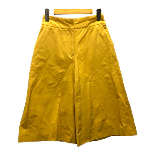 【中古】ルルオンザブリッジ LULU on the BRIDGE パンツ ボトムス ガウチョ フレア 無地 34 ? イエロー レディース 【ベクトル 古着】 230124
