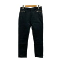 【中古】インディヴィ INDIVI パンツ 無地 コットン混 38 紺 ネイビー レディース 【ベクトル 古着】 240530
