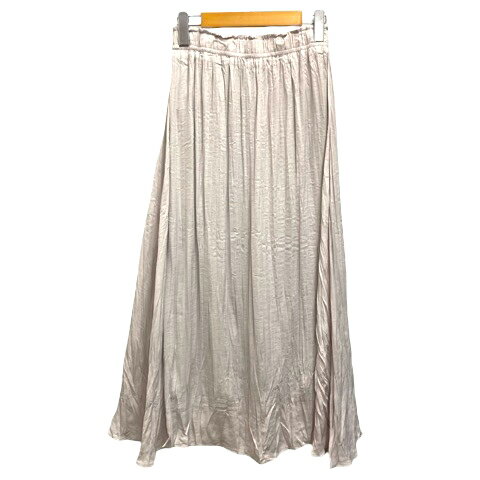 ブランド古着ベクトルプレミアム店の【中古】センスオブプレイス バイ アーバンリサーチ Sense of Place by Urban Research スカート ワッシャープリーツ フレア ロング丈 無地 One ライトグレー レディース 【ベクトル 古着】 241022｜アングル2