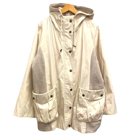 【中古】SHINNOSUKE ブルゾン ジャンパー 上着 長袖 無地 LL ベージュ レディース 【ベクトル 古着】 241105 【中古】SHINNOSUKE ブルゾン ジャンパー 上着 長袖 無地 LL ベージュ レディース 【ベクトル 古着】 241105