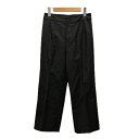 【中古】ビキ BIKI スラックス B417008 ストレート ウール混 カシミヤ混 無地 裏地 ロング丈 40 グレー レディース 【ベクトル 古着】 241118(4)