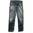 【中古】リーバイス Levi's デニム 502-03 ジーンズ ストレート 綿 無地 ロング丈 30 青 インディゴブルー メンズ 【ベクトル 古着】 241...