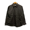 【中古】ユナイテッドアローズ UNITED ARROWS シャツ 長袖 無地 リネン 1511-144-3400 茶 ブラウン レディース 【ベクトル 古着】 250219(4)