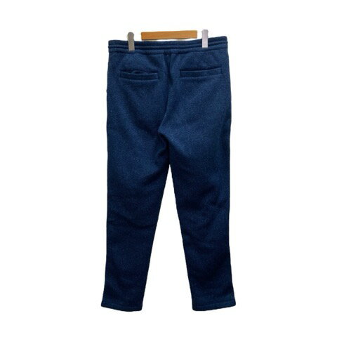 【中古】ビーミングバイビームス B:MING LIFE STORE by BEAMS イージーパンツ ヘリンボーン柄 ウエストゴム コットン 92-24-0247-803 L 青 ブルー メンズ 【ベクトル 古着】 250217