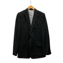 【中古】バナナリパブリック BANANA REPUBLIC テーラードジャケット 長袖 無地 ウール 834752-00 36 黒 ブラック レディース 【ベクトル 古着】 250615(4)