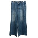 【中古】CLEL デニム パンツ ボトムス ウエストゴム L インディゴブルー メンズ 【ベクトル 古着】 250405