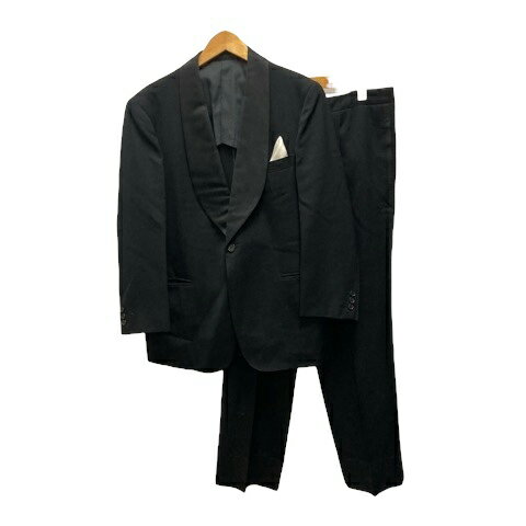【中古】ロンドンコーナータカシマヤ London CORNER Takashimaya セットアップ スーツ フォーマル ビジネス ジャケット シングル パンツ 無地 黒 ブラック メンズ 【ベクトル 古着】 250730 【中古】ロンドンコーナータカシマヤ London CORNER Takashimaya セットアップ スーツ フォーマル ビジネス ジャケット シングル パンツ 無地 黒 ブラック メンズ 【ベクトル 古着】 250730