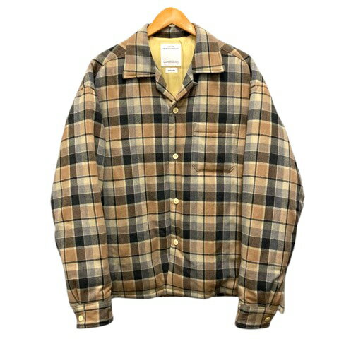 【中古】未使用品 ビズビム VISVIM 0125105013001 KEESEY CHECK DOWN JKT カジーチェックダウンジャケット ウール混 リネン混 長袖 2 ベージュ グレー メンズ 【ベクトル 古着】 250508 【中古】未使用品 ビズビム VISVIM 0125105013001 KEESEY CHECK DOWN JKT カジーチェックダウンジャケット ウール混 リネン混 長袖 2 ベージュ グレー メンズ 【ベクトル 古着】 250508