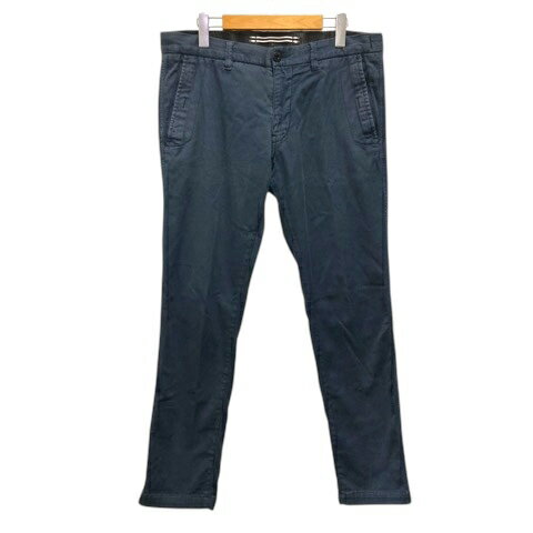 【中古】ストーンアイランド STONE ISLAND パンツ ボトムス ジョガーパンツ ロゴ タイプSL W33 紺 ネイビー メンズ 【ベクトル 古着】 250527