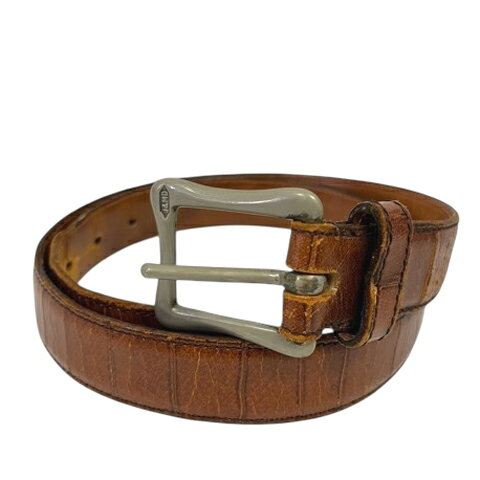 【中古】ジェイ&エムデヴィッドソン J&M Davidson ベルト レザー ハトメ 80/32 茶 ブラウン メンズ 【ベクトル 古着】 250909