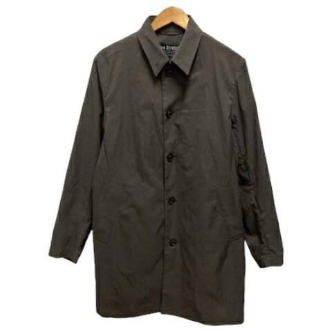 【中古】フォーワンセブンバイエディフィス 417byEDIFICE スプリングコートミドル 薄手 ストレッチ ポリエステル 無地 19-020-312-3003-1-0 XL カーキ メンズ 【ベクトル 古着】 250828