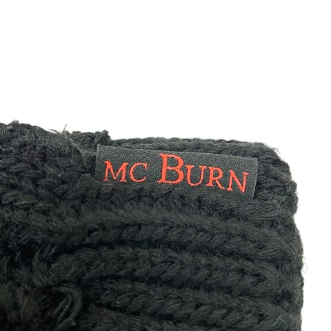 ブランド古着ベクトルプレミアム店の【中古】ユナイテッドアローズ UNITED ARROWS McBURN ニット 帽子 ビーニー ニットキャップ ウール混 無地 F 黒 ブラック レディース 【ベクトル 古着】 260806｜アングル3