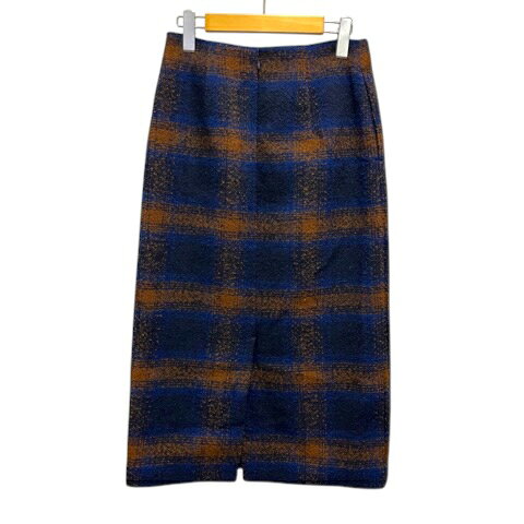 【中古】ロペピクニック ROPE Picnic スカート タイトスカート ロング バックスリット チェック 38 紺 ネイビー レディース 【ベクトル 古着】 260907 vectorpremium-19426477 ブランド古着ベクトルプレミアム店 サンプル画像2