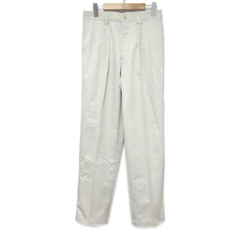 【中古】エドウィン EDWIN チノパン 0901-16 パンツ 2タック 30 RELAXED FIT ベージュ X メンズ 【ベクトル 古着】 220714