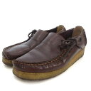 【中古】クラークス clarks ORIGINALS オリジナルズ Wallabee ワラビー モカシン レザーシューズ ブラウン 茶 5 1/2 22.0cm位 鞄 レディース 【ベクトル 古着】 231022