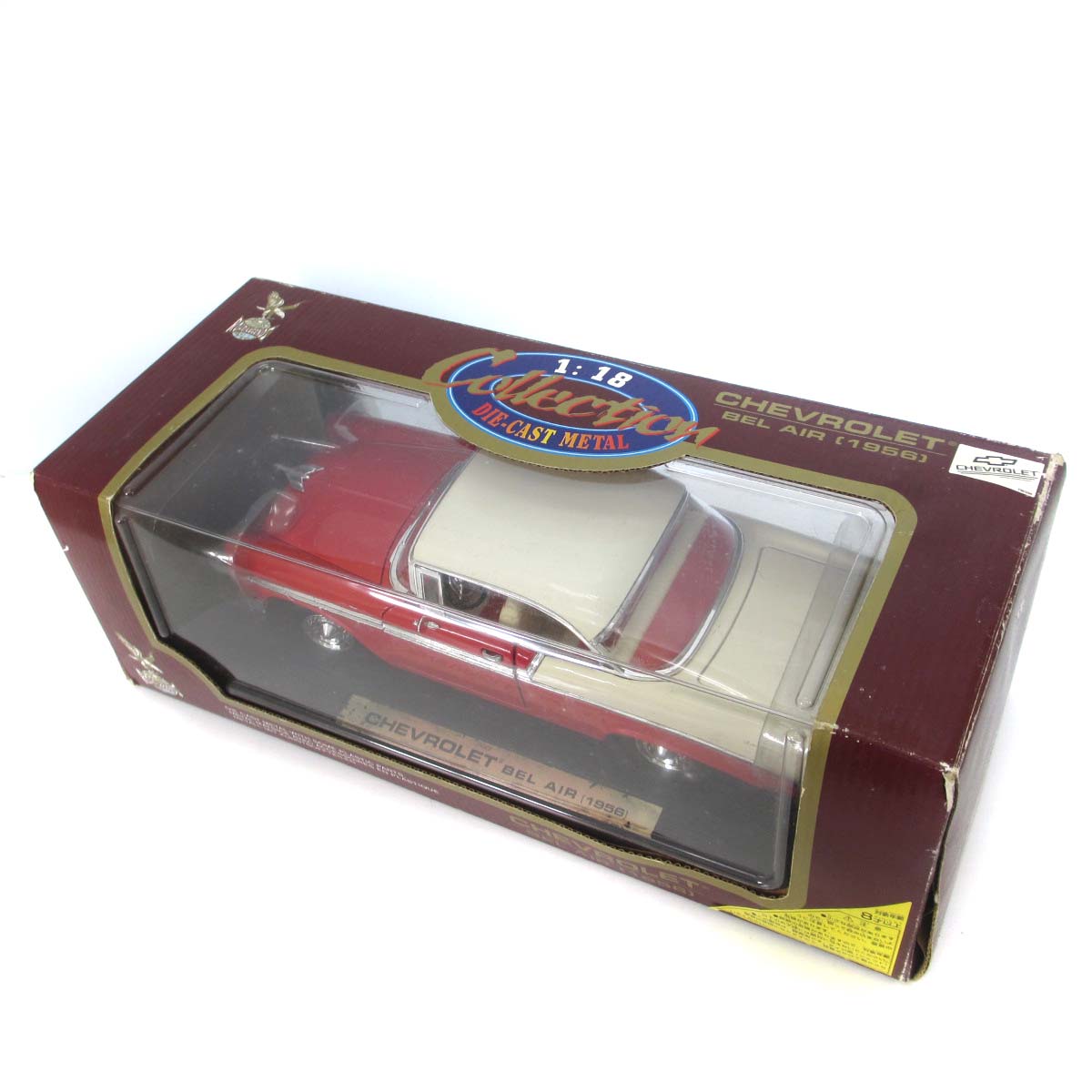 【中古】未使用品 ロードレジェンド ROAD LEGENDS 1/18 ダイキャストカー シボレー ベル エア CHEVROLET BEL AIR ミニカー 当時物 ヴィンテージ ■SG 【ベクトル 古着】 240308