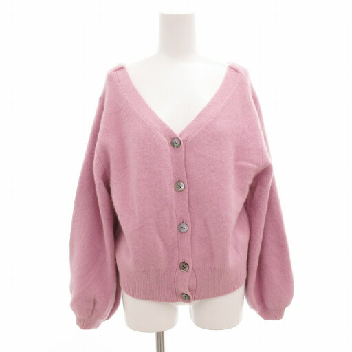 【中古】デイシー deicy 美品 ニット カーディガン アンゴラ F ピンク /FF レディース 【ベクトル 古着】 250226 【中古】デイシー deicy 美品 ニット カーディガン アンゴラ F ピンク /FF レディース 【ベクトル 古着】 250226