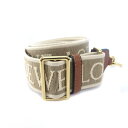 【中古】ロエベ LOEWE アナグラム ループ ショルダーストラップ ジャカード カーフレザー C073T87X01 ベージュ ☆AA★ レディース 【ベクトル...