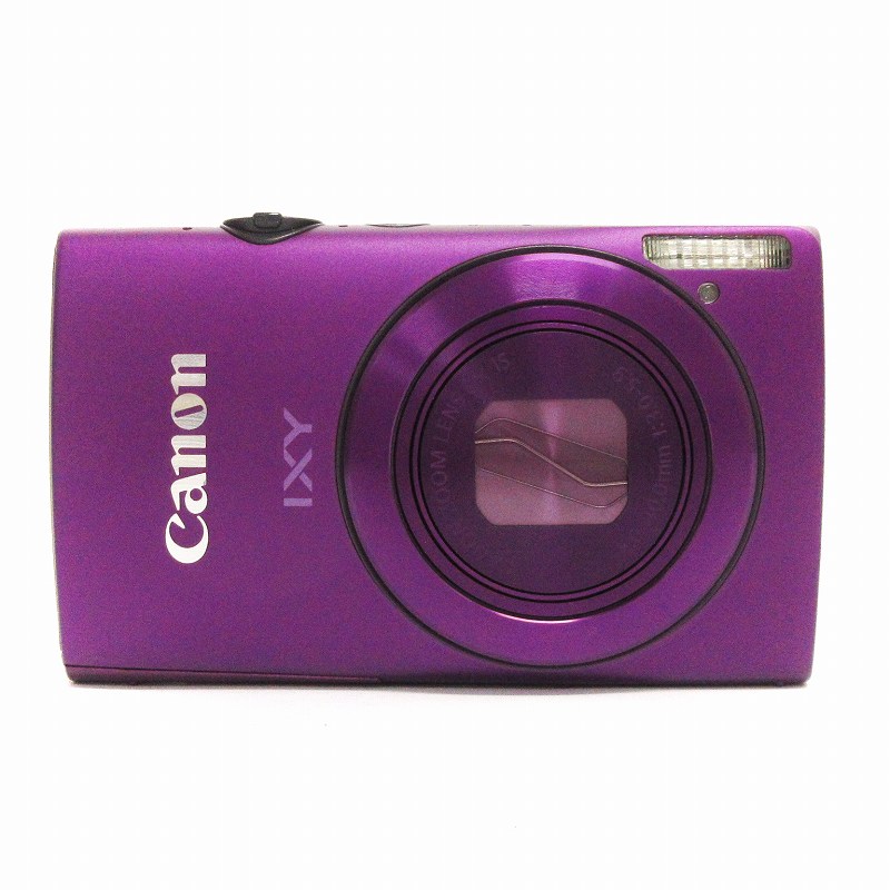 【中古】キヤノン Canon IXY 600F コンパクト デジタルカメラ 5.0-40.0mm 1:3.0-5.9 紫 パープル 動作..
