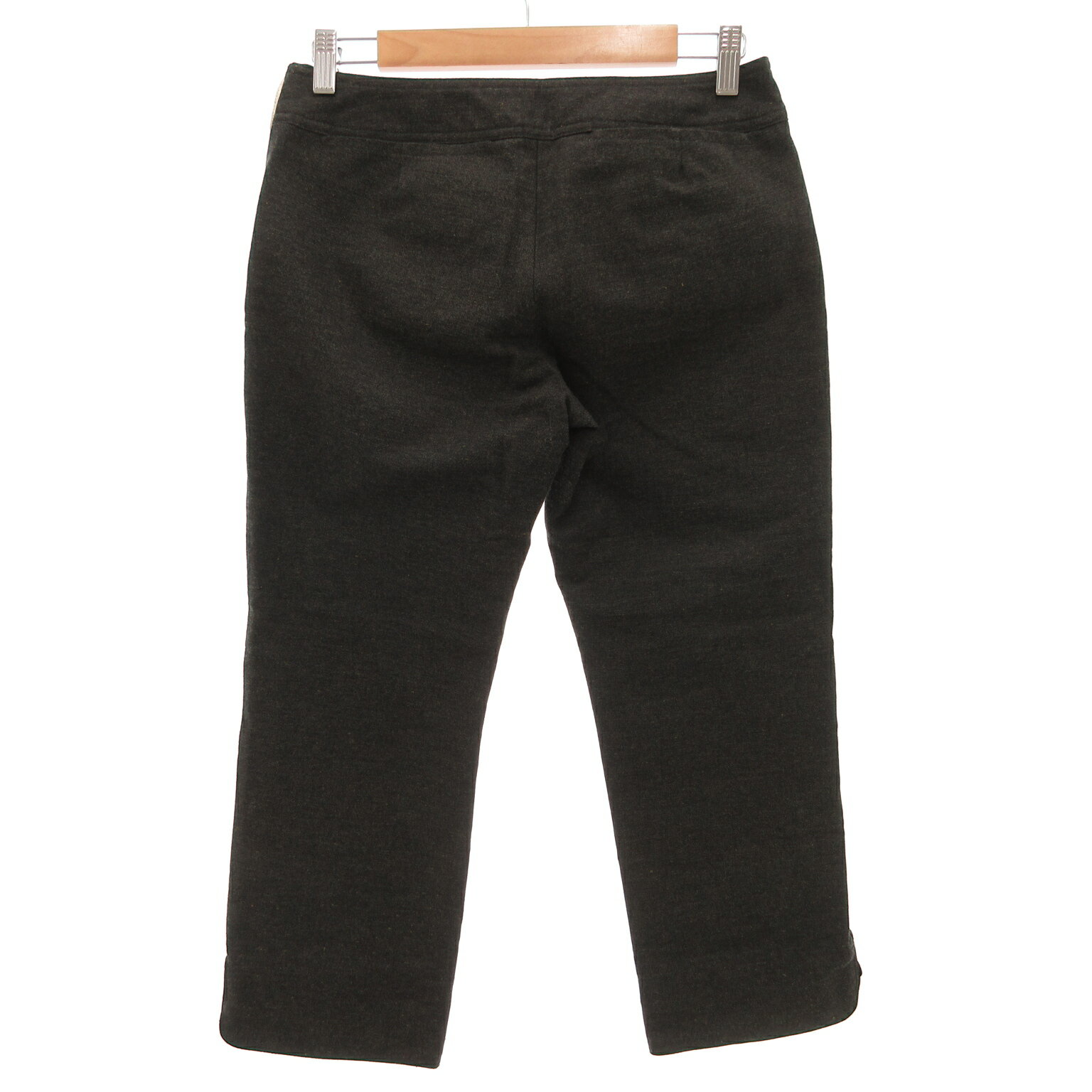 【中古】ニーム NIMES クロップドパンツ サイドボタン 1 グレー系 /GV レディース 【ベクトル 古着】 250804