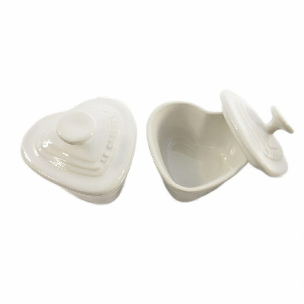 【中古】未使用品 ルクルーゼ LE CREUSET ストーンウェア プチ ラムカン ダムールセット  ...