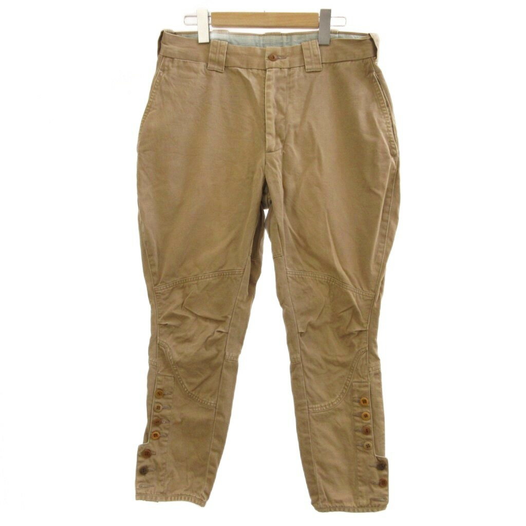【中古】ビズビム VISVIM GRANGER JODHPURS ジョッパーズ パンツ コットン ベージュ 1 メンズ 【ベクトル 古着】 260312