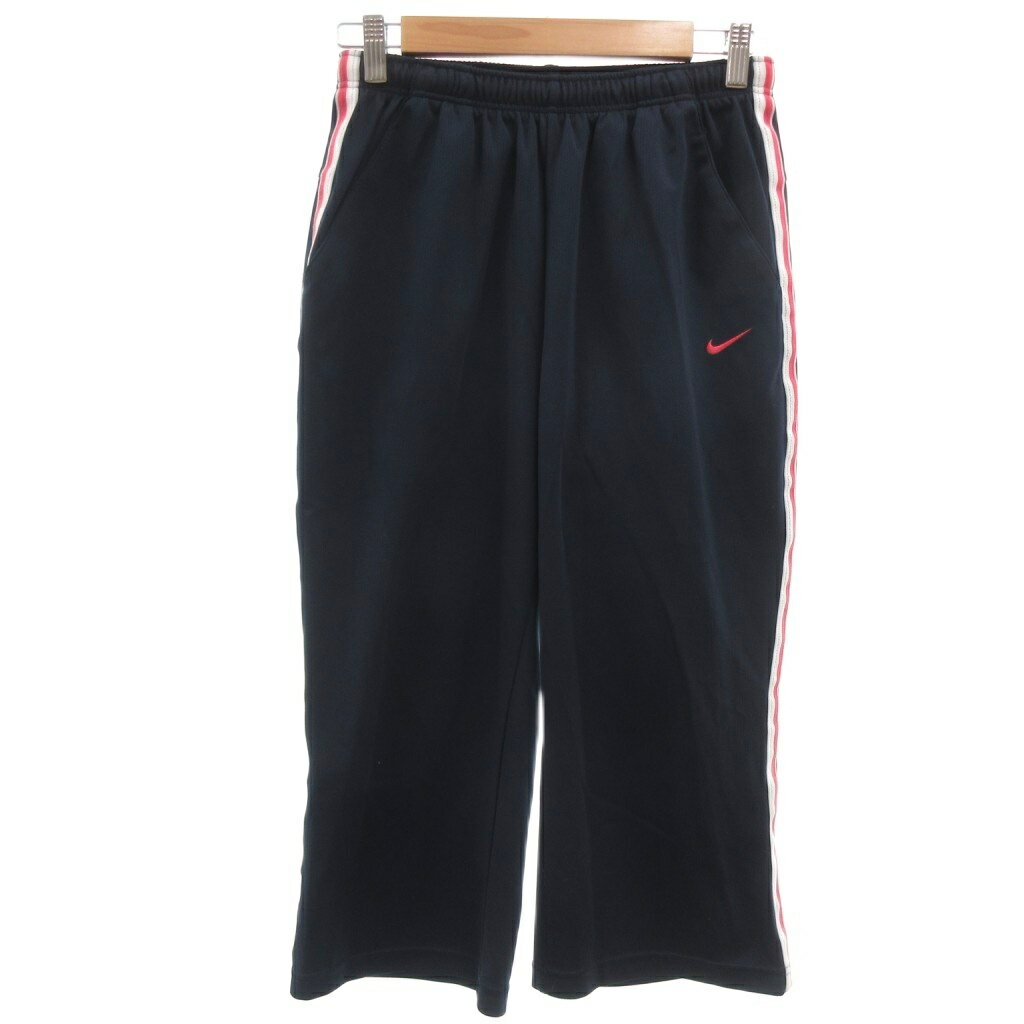 樂天商城 - 【中古】ナイキ NIKE パンツ L 紺 ネイビー カプリ丈 ゴムウエスト /ML レディース 【ベクトル 古着】 260422