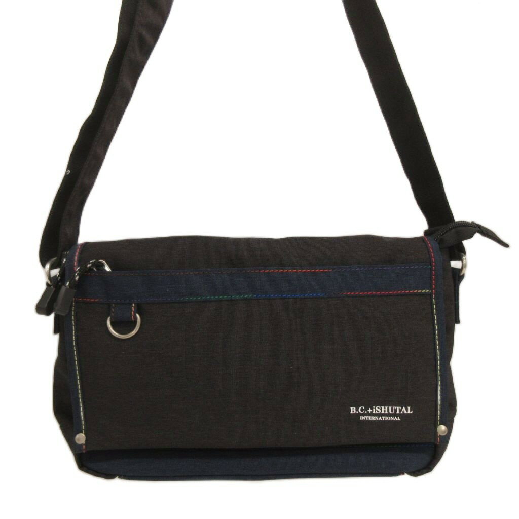 Other - 【中古】BCイシュタル B.C.+Ishutal デニム風 ショルダーバッグ ダークグレー ネイビー系 ■GY99 メンズ 【ベクトル 古着】 260425