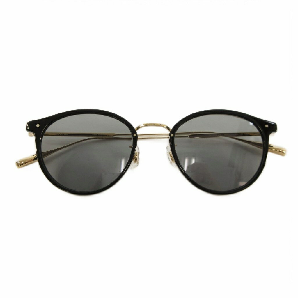【中古】アイヴァン EYEVAN サングラス 48□21-145 ブラック ゴールドカラー メンズ 【ベクトル 古着】 260520