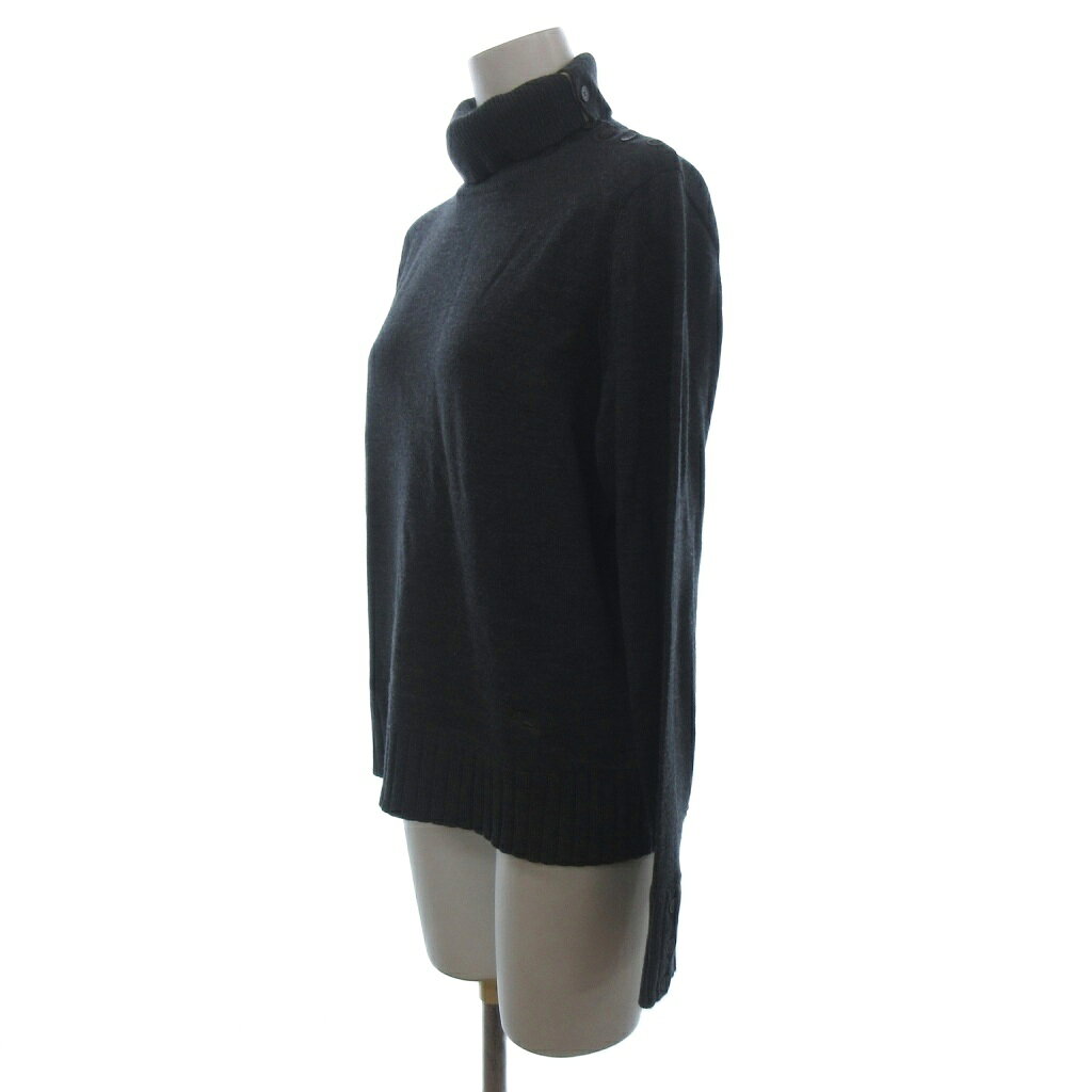 中古 バーバリー ロンドン BURBERRY LONDON タートルネック ニット セーター 長袖 チャコールグレー 5 レディ vectorpremium-19217336 ブランド古着ベクトルプレミアム店 サンプル画像2