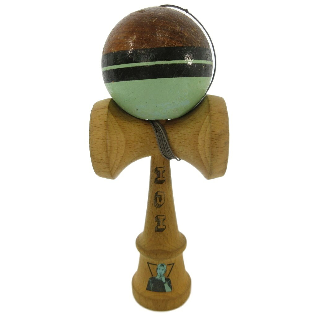 クロム KROM Kendama DJ Pro mod Iji けん玉 玩具 おもちゃ ウッド グリーン その他  260719