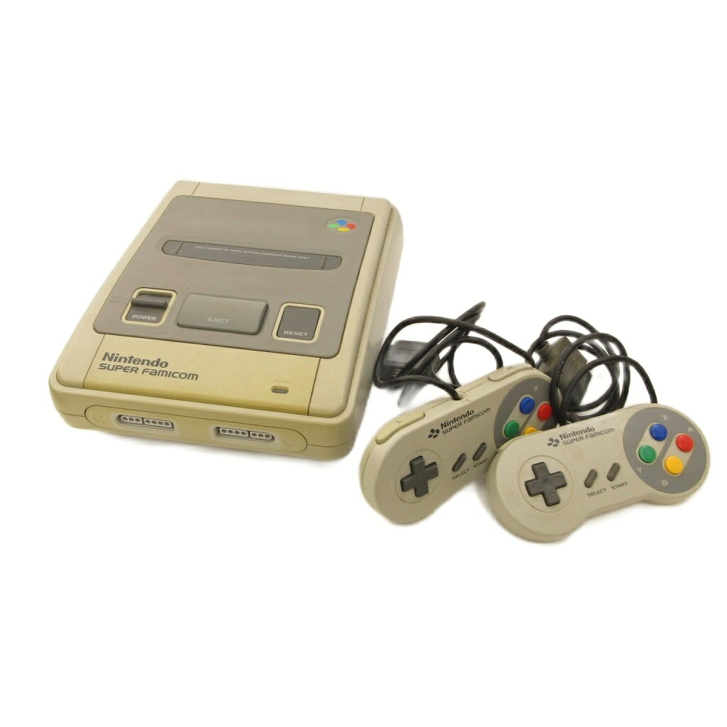 【中古】任天堂 Nintendo スーパーファミコン 昭和レトロ 通電確認済 その他 【ベクトル 古着】 260923実寸サイズヨコ：19cm　タテ：7cm　マチ：23cm　※本体のサイズ　色グレー状態・本体全体に汚れ ・コントローラー全体に汚れ ※全体的に中古品としての使用感とダメージがありますが、通常使用には支障のない商品です。 掲載写真や記載内容をご確認いただき、ご理解の上ご購入ください。付属品箱、説明書、S端子ケーブル、電源アダプター備考品番：91-38256 2026年9月23日 通電確認済み PSマークの種類：旧PSEマーク 製品本体に貼付されている届出事業者名：任天堂株式会社商品のお問い合わせの回答を休止しております。＊各商品ページの商品詳細等をご確認の上ご購入ください。【中古】任天堂 Nintendo スーパーファミコン 昭和レトロ 通電確認済 その他 【ベクトル 古着】 260923状態ランク　”B”詳細については、下記および「状態ランクについて」ページをご覧ください。未使用・新品の商品ほぼ新品同様の商品使用感が少なく、かなり状態の良い商品使用感はあるが、傷や汚れの少ない商品使用感の他、傷や汚れが見られる商品かなり大きな傷みがある難あり商品※S〜CランクはUSED品となりますので、使用感をご理解の上でご入札下さい。状態ランクについてinformation実寸サイズヨコ：19cm　タテ：7cm　マチ：23cm　※本体のサイズ　色グレー状態・本体全体に汚れ ・コントローラー全体に汚れ ※全体的に中古品としての使用感とダメージがありますが、通常使用には支障のない商品です。 掲載写真や記載内容をご確認いただき、ご理解の上ご購入ください。付属品箱、説明書、S端子ケーブル、電源アダプター備考品番：91-38256 2026年9月23日 通電確認済み PSマークの種類：旧PSEマーク 製品本体に貼付されている届出事業者名：任天堂株式会社商品のお問い合わせの回答を休止しております。＊各商品ページの商品詳細等をご確認の上ご購入ください。本商品は一点物です他サイトや店舗にて販売している商品です。多少のお時間差にて欠品になることもございます。予めご了承頂ますようお願い致します。ベクトル・サイズガイドはこちらこの商品と同じブランドの商品を見る