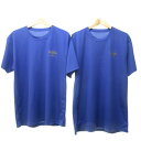 【中古】アンブロ UMBRO Tシャツ2点セット スポーツウエア カットソー ロゴプリント 青 ブルー Mサイズ Lサイズ 1222 その他 【ベクトル 古着】...