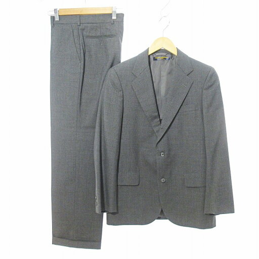【中古】ブルックスブラザーズ BROOKS BROTHERS 346 セットアップ シングル スーツ 3B 段返り ウール 92A5 グレー 0303 IBO65 メンズ 【ベクトル 古着】 250303 【中古】ブルックスブラザーズ BROOKS BROTHERS 346 セットアップ シングル スーツ 3B 段返り ウール 92A5 グレー 0303 IBO65 メンズ 【ベクトル 古着】 250303