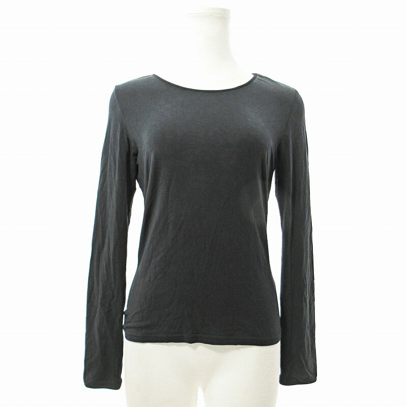 【中古】ヨウジヤマモトノアール YOHJI YAMAMOTO NOIR カットソー 長袖 ロンT Tシャツ ストレッチ 3 黒 ブラック 0613 IBO73 レディース 【ベクトル 古着】 250613