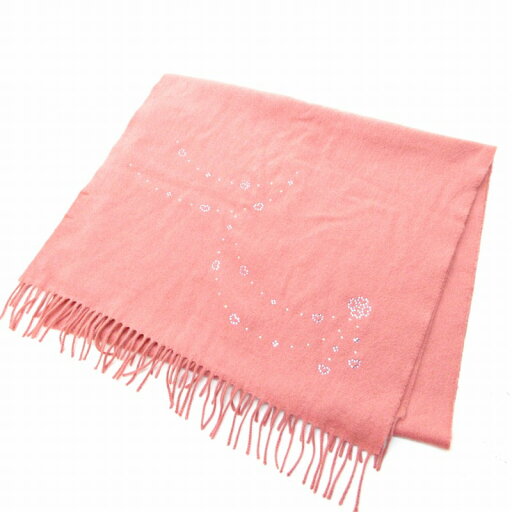 【中古】フォリフォリ Folli Follie 美品 ビジュー マフラー ストール ショール ウールカシミヤ ピンク 0610 レディース 【ベクトル 古着】 250610 【中古】フォリフォリ Folli Follie 美品 ビジュー マフラー ストール ショール ウールカシミヤ ピンク 0610 レディース 【ベクトル 古着】 250610