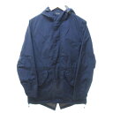 【中古】アルファ ALPHA INDUSTRIES × ザスーツカンパニー THE SUIT COMPANY ナイロン モッズコート ジャケット フード ライナー付き 紺 ネイビー Mサイズ 0822 メンズ 【ベクトル 古着】 250822|詳細画像
