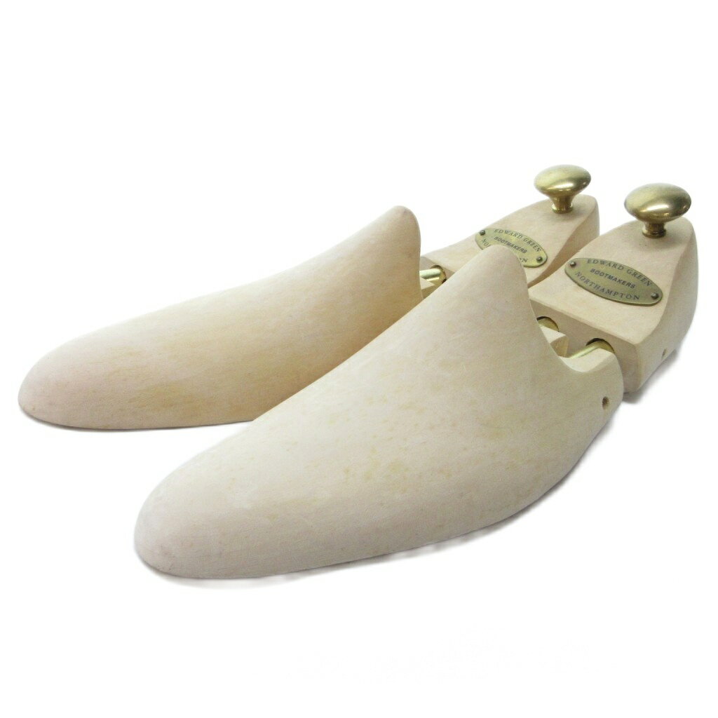 【中古】エドワードグリーン EDWARD GREEN シューツリー 木製シューキーパー メンズ シューズ 約22-23cm ベージュ系 IBO79 1006 レ...