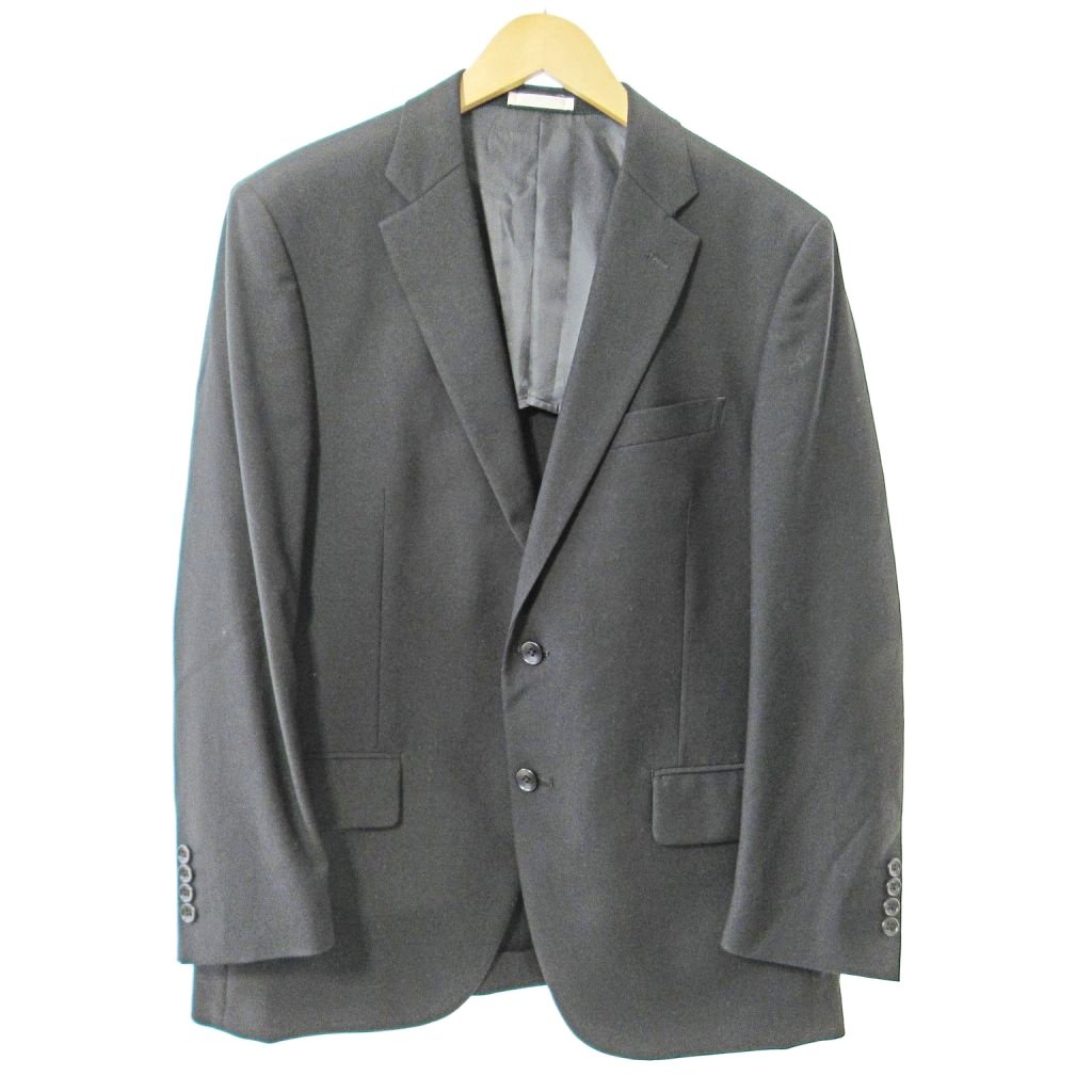 【中古】エドワーズ EDWARD'S シングルスーツ ブラックスーツ フォーマル ウール 96 BE4 黒 1020 メンズ 【ベクトル 古着】 251020